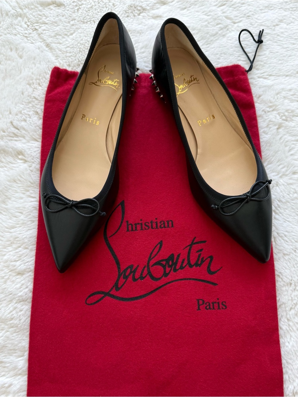 NEW!!! Christian Louboutin women flat shoes size 35,5 EU Authentic